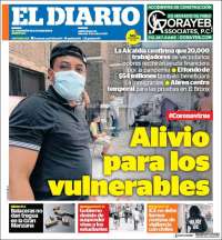 Portada de El Diario NY (USA)