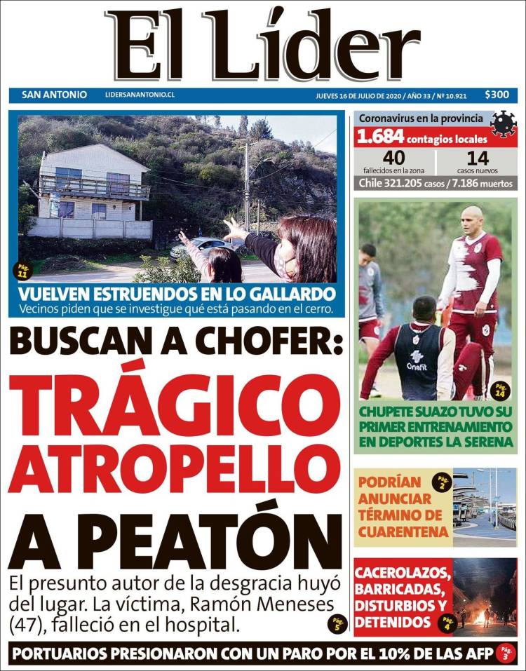 Portada de Lider de San Antonio (Chile)