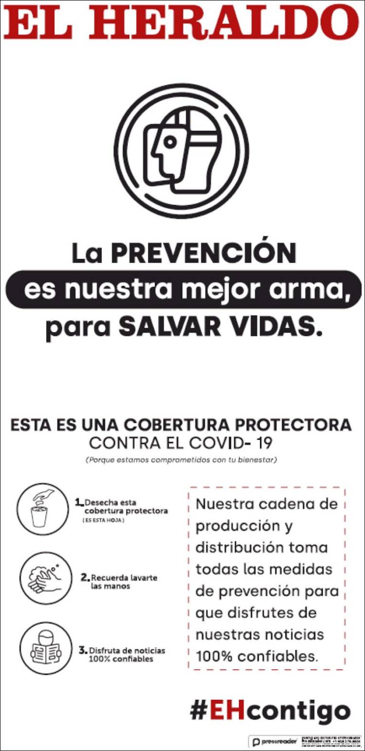 Portada de El Heraldo (Colombia)