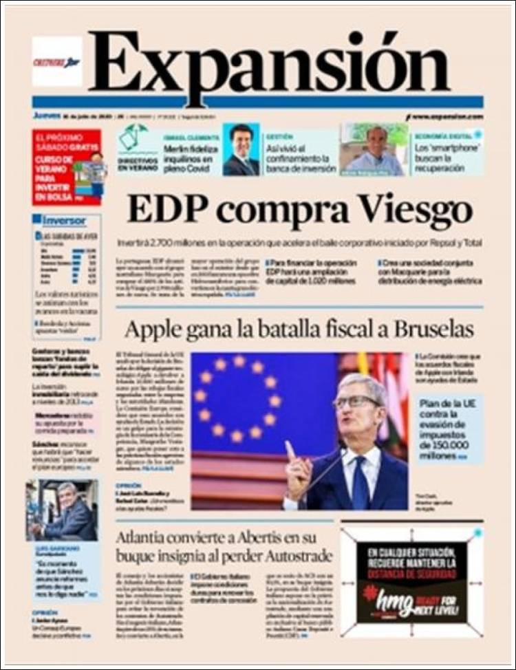 Portada de Expansión (Espa&ntilde;a)