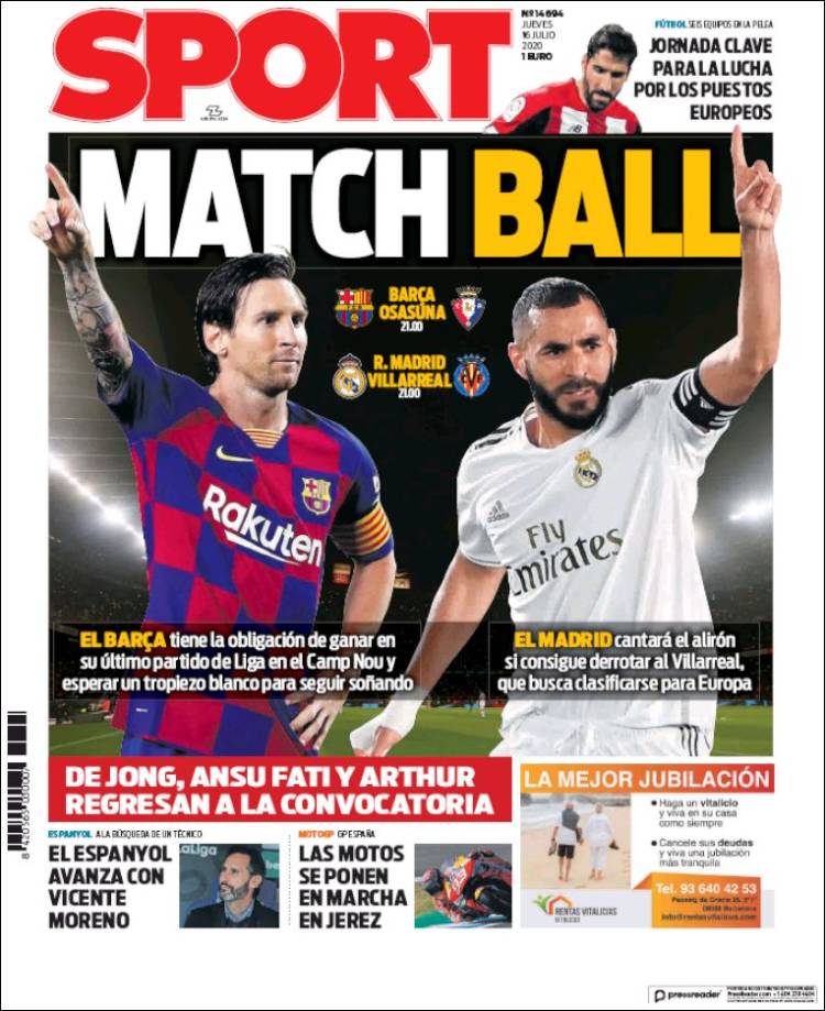 Portada de Sport (Espa&ntilde;a)