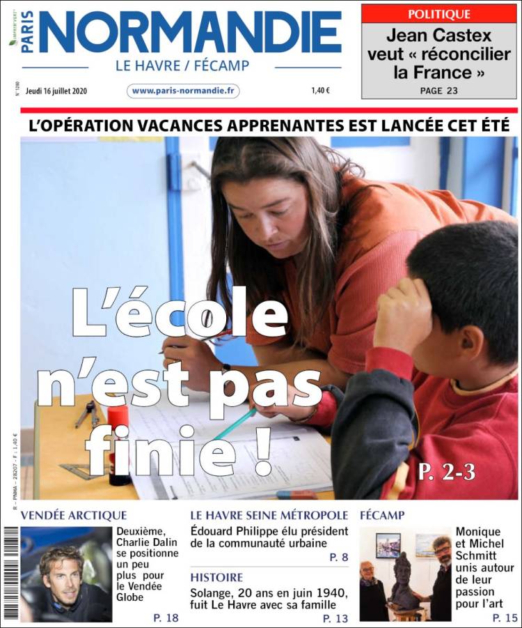 Portada de Progres de Fecamp (Francia)