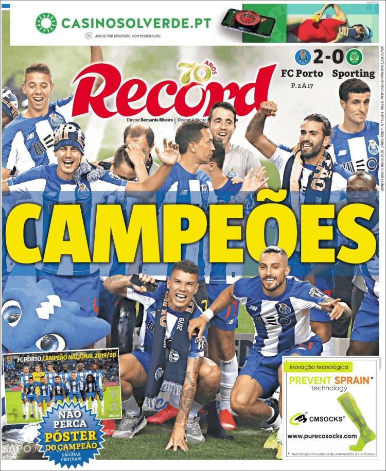 Portada de Record (Portugal)
