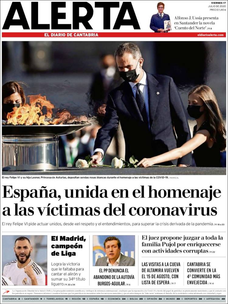Portada de Alerta - El Diario de Cantabria (Espa&ntilde;a)
