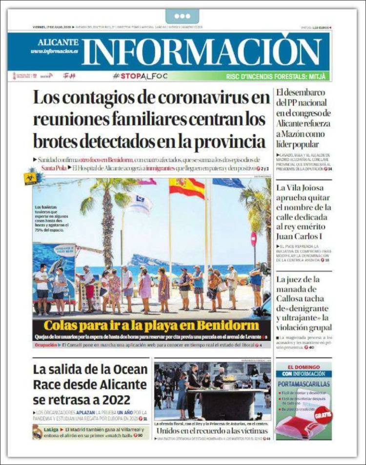 Portada de Diario Información (Espa&ntilde;a)