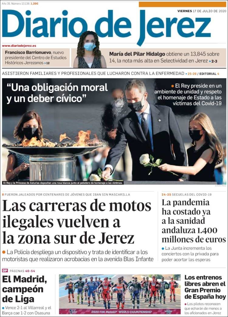 Portada de Diario de Jerez (Espa&ntilde;a)