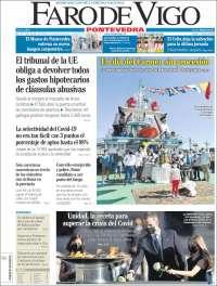 Portada de El Faro de Vigo - Pontevedra (Espa&ntilde;a)