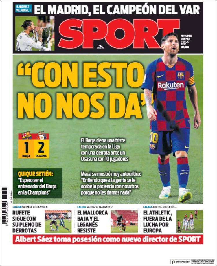 Portada de Sport (Espa&ntilde;a)