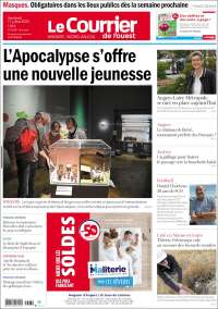 Portada de Le Courrier de l'Ouest (Francia)