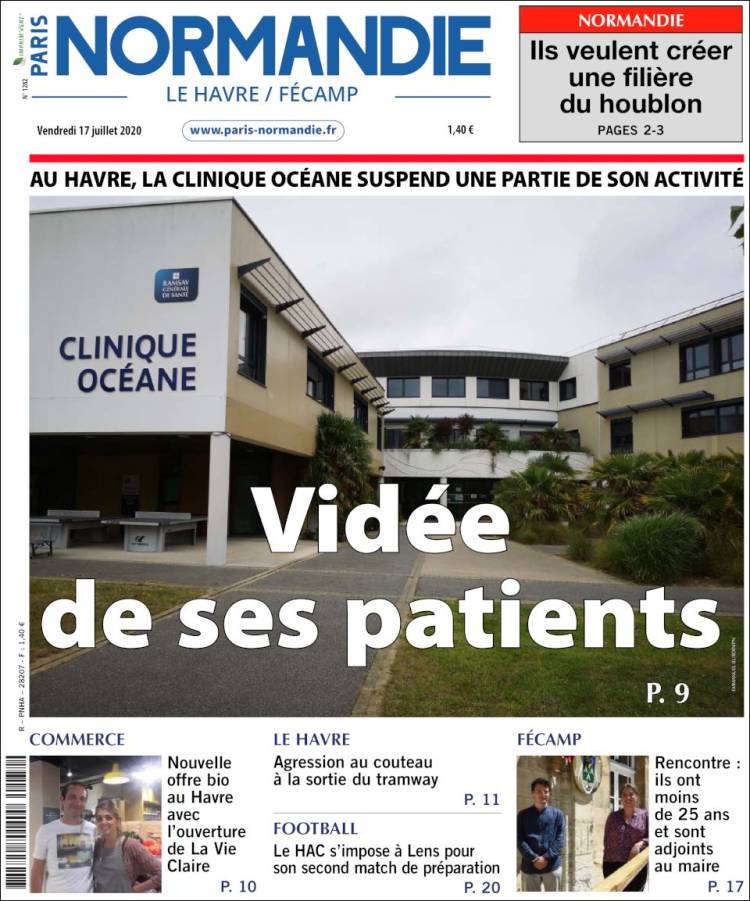 Portada de Progres de Fecamp (Francia)