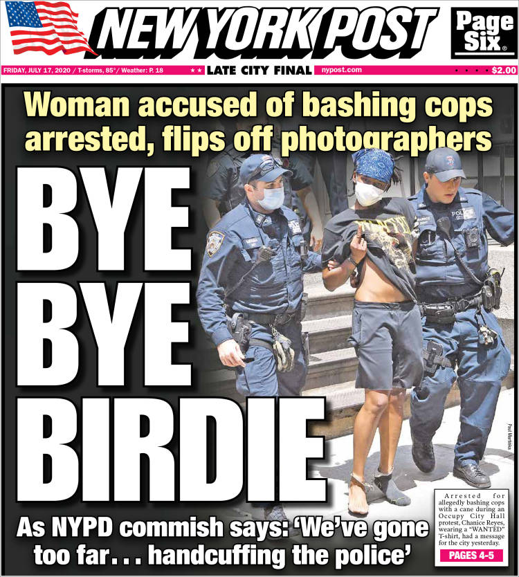 Portada de New York Post (USA)