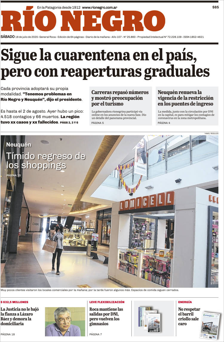 Portada de Rio Negro (Argentina)