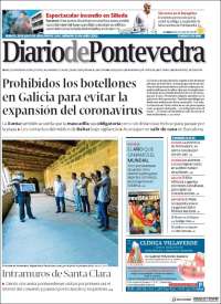 Portada de Diario de Pontevedra (España)