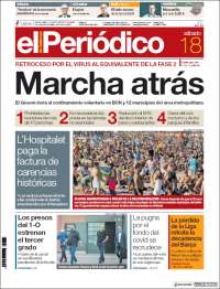 Portada de El Periódico (España)