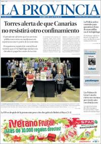 Portada de La Provincia (España)