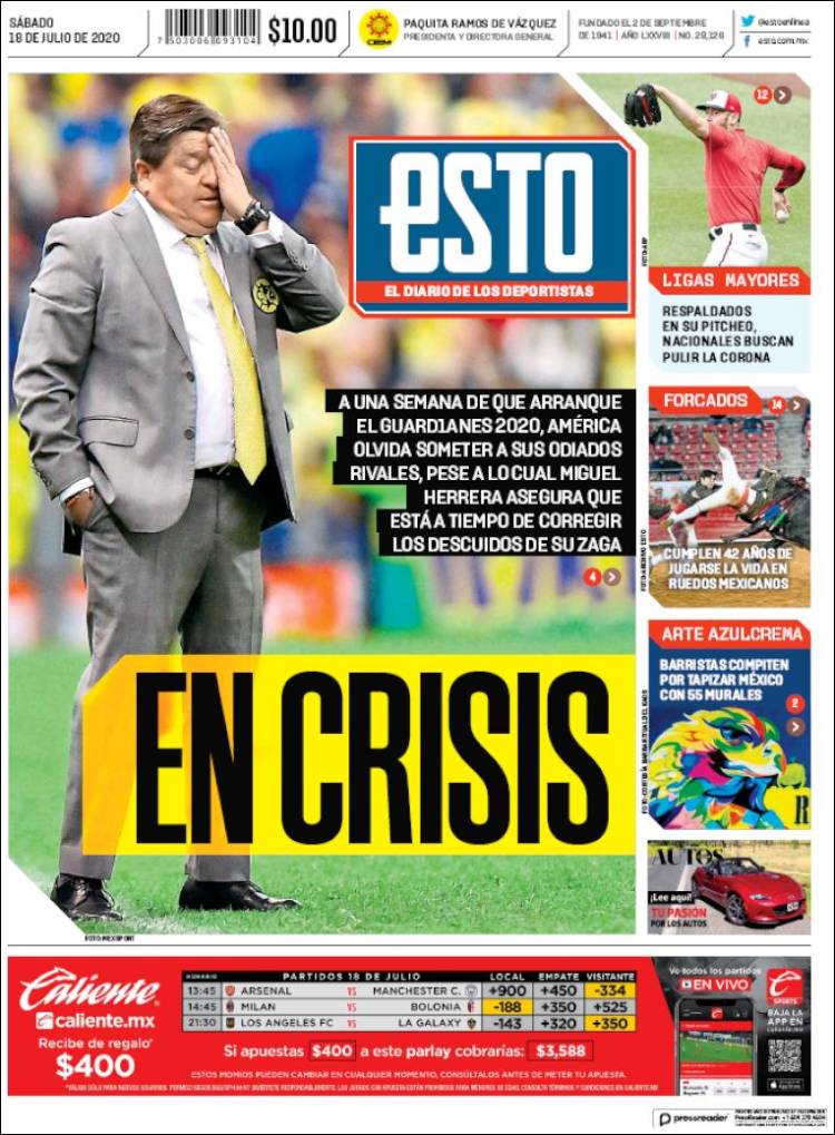 Portada de Esto (M&eacute;xico)