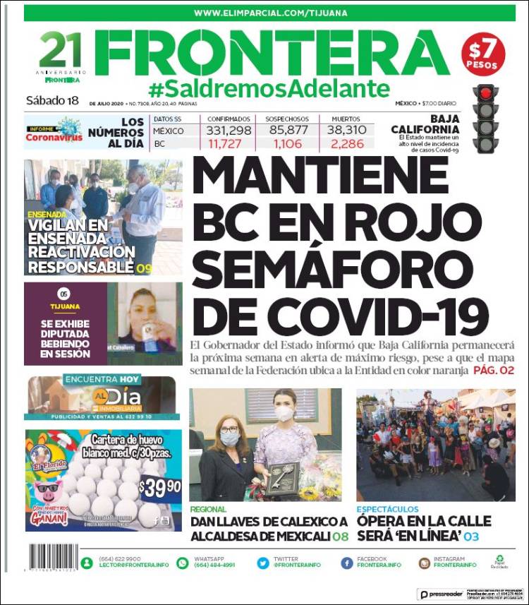 Portada de Frontera (M&eacute;xico)