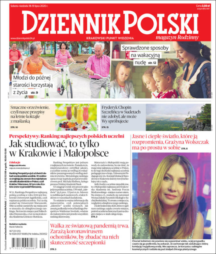 Portada de Dziennik (Polonia)