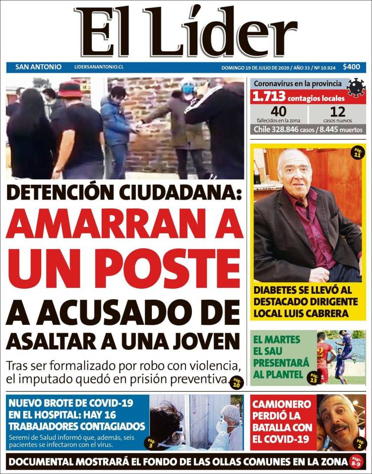 Portada de Lider de San Antonio (Chile)