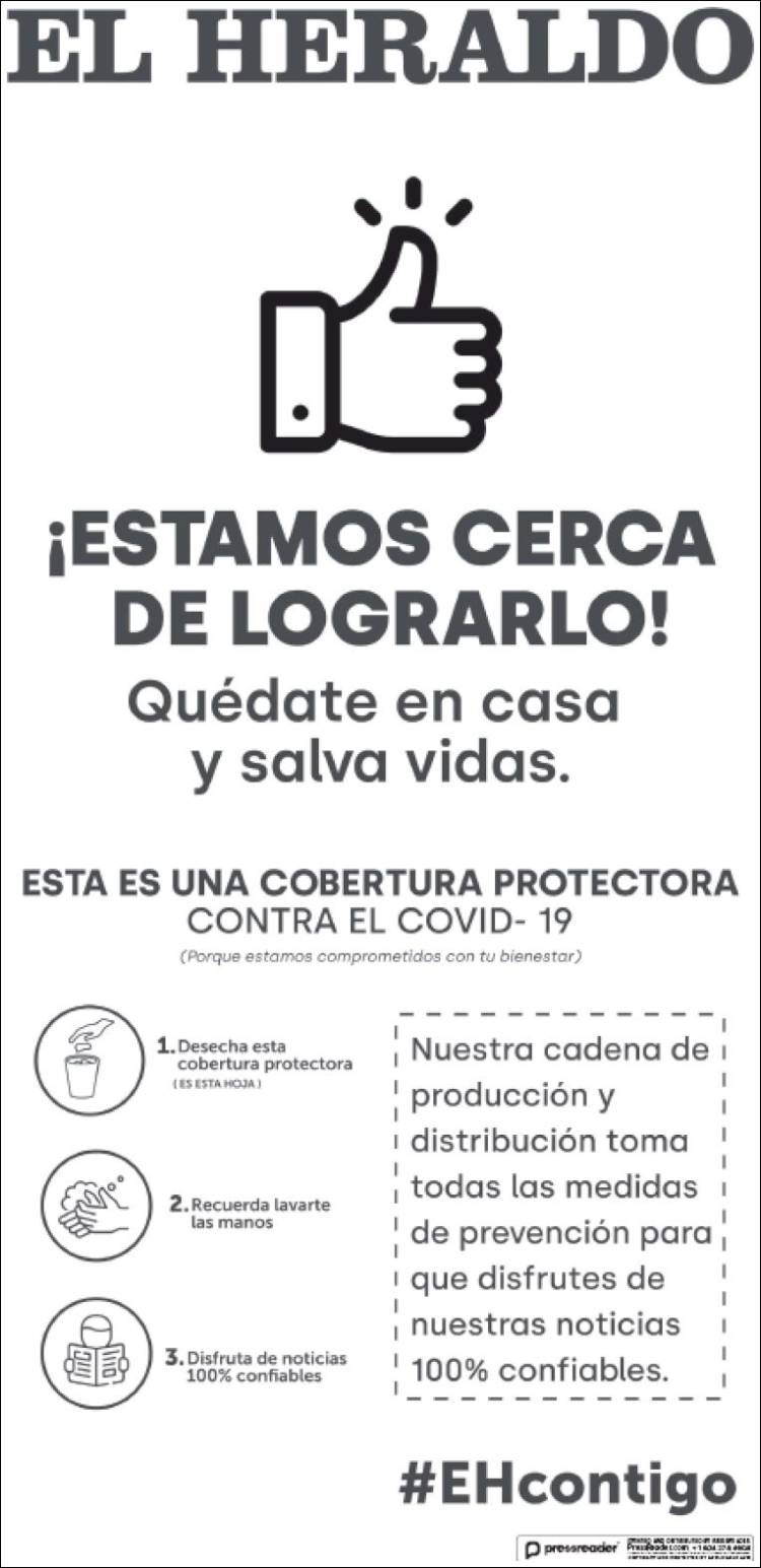 Portada de El Heraldo (Colombia)