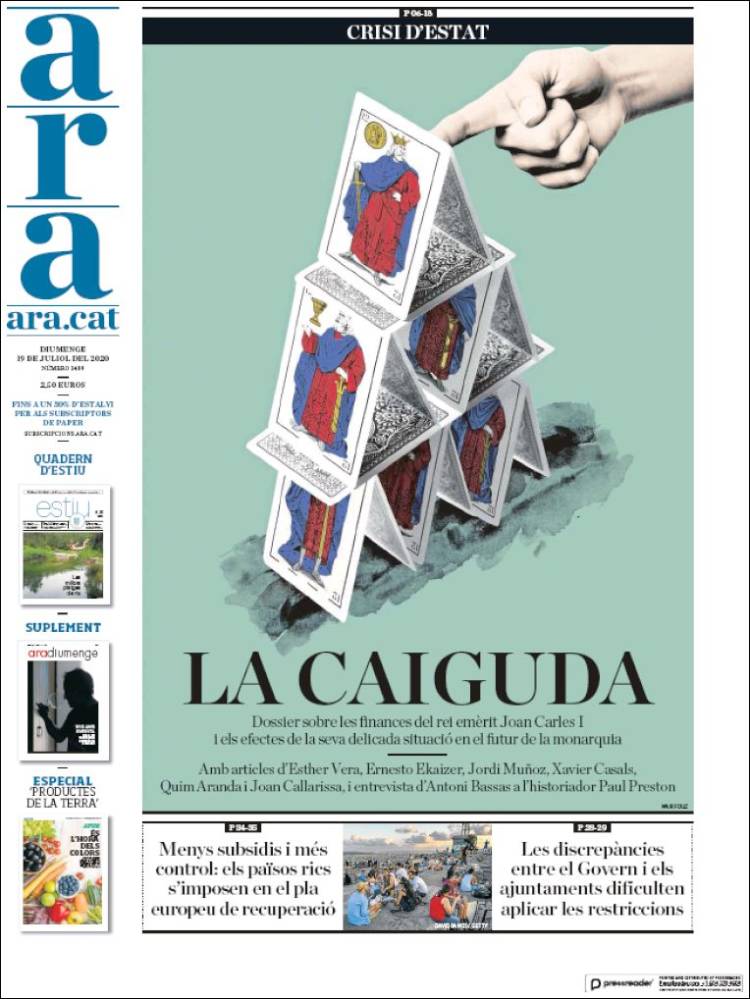 Portada de Ara (España)