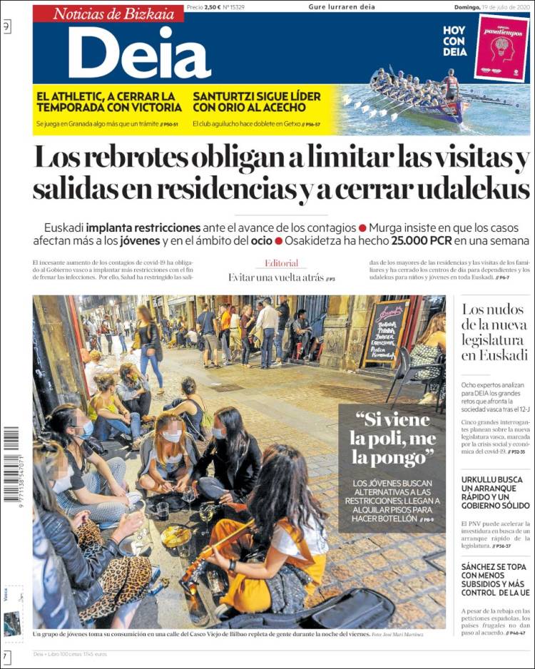 Portada de Deia (España)