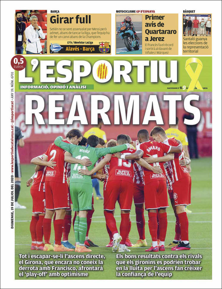 Portada de L'Esportiu : Girona (España)