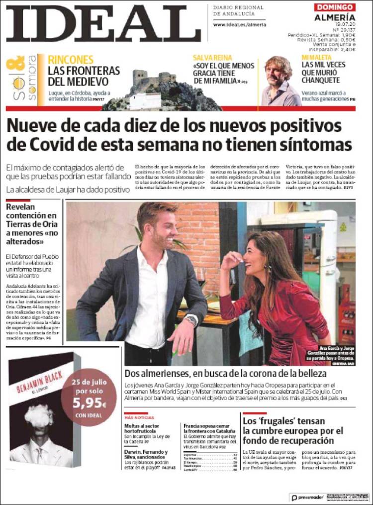 Portada de Ideal Almeria (España)