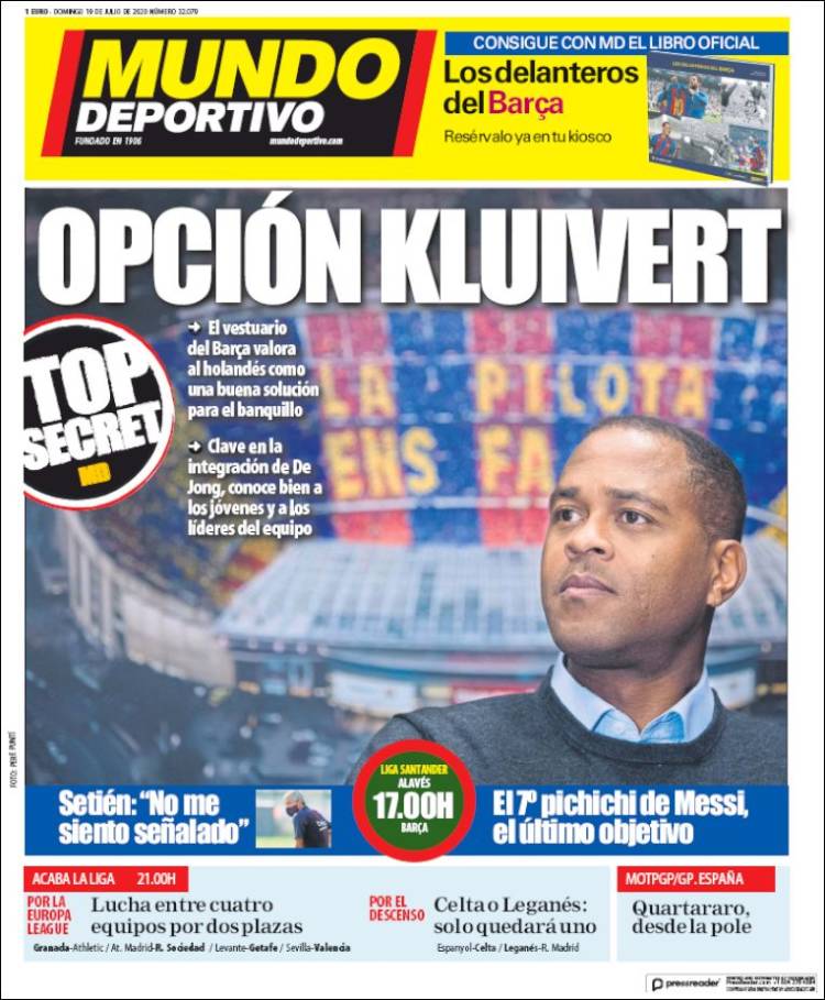 Portada de El Mundo Deportivo (España)