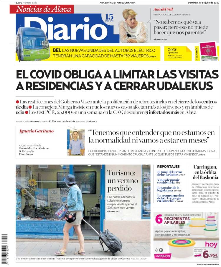 Portada de Noticias de Álava (España)