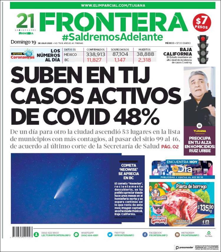Portada de Frontera (M&eacute;xico)