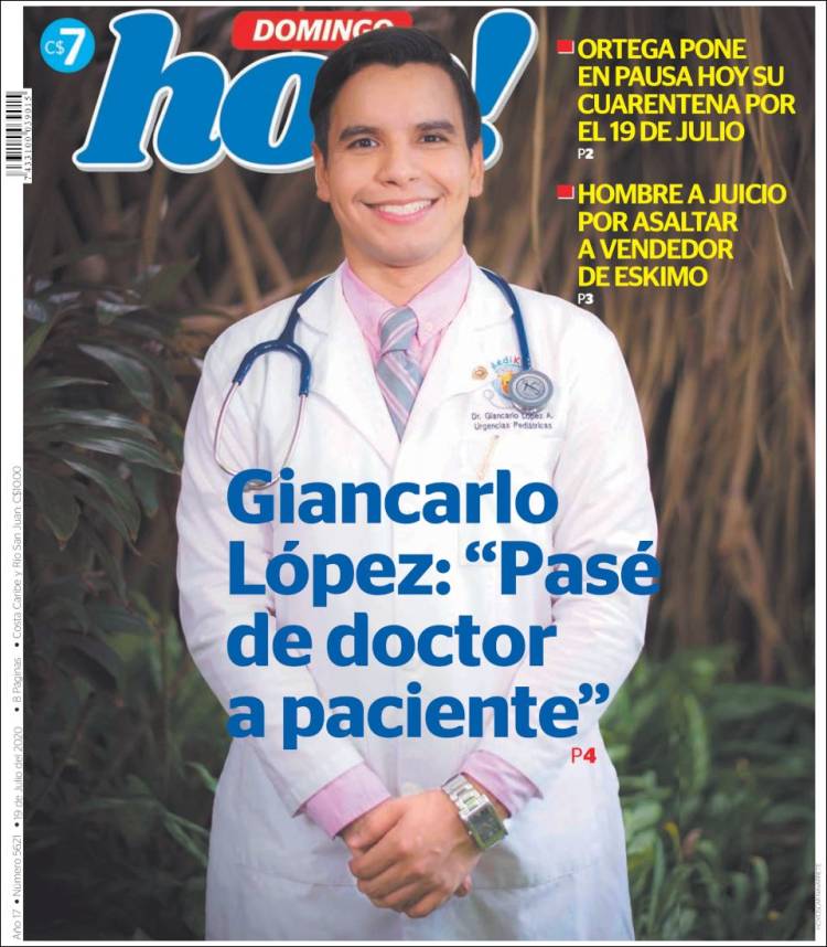 Portada de Hoy (Nicaragua)