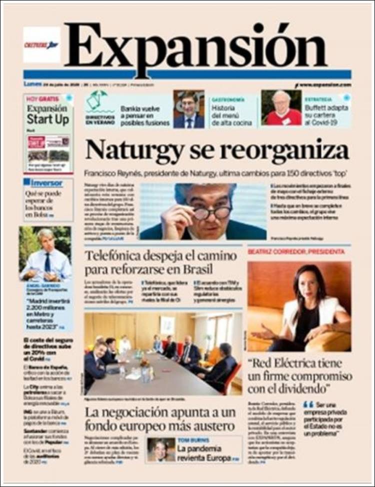 Portada de Expansión (Espa&ntilde;a)