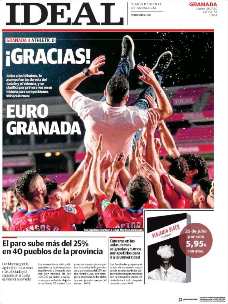 Portada de Ideal (Spain)