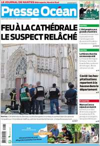 Portada de Presse Ocean (Francia)