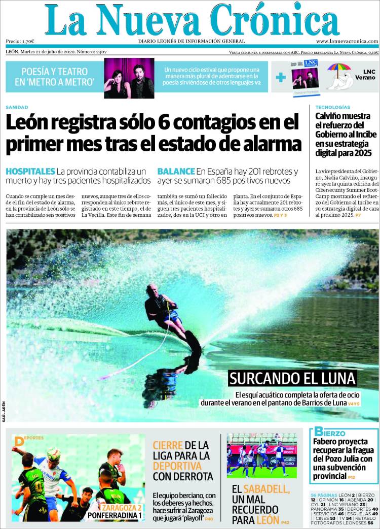 Portada de La Nueva Crónica (España)