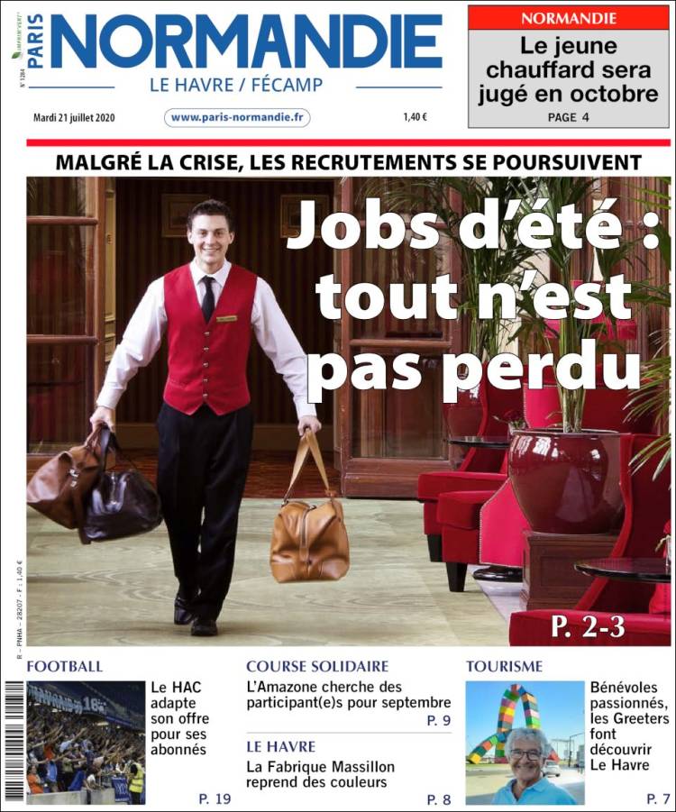 Portada de Progres de Fecamp (Francia)