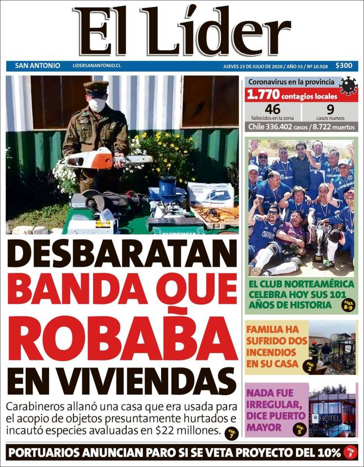 Portada de Lider de San Antonio (Chile)