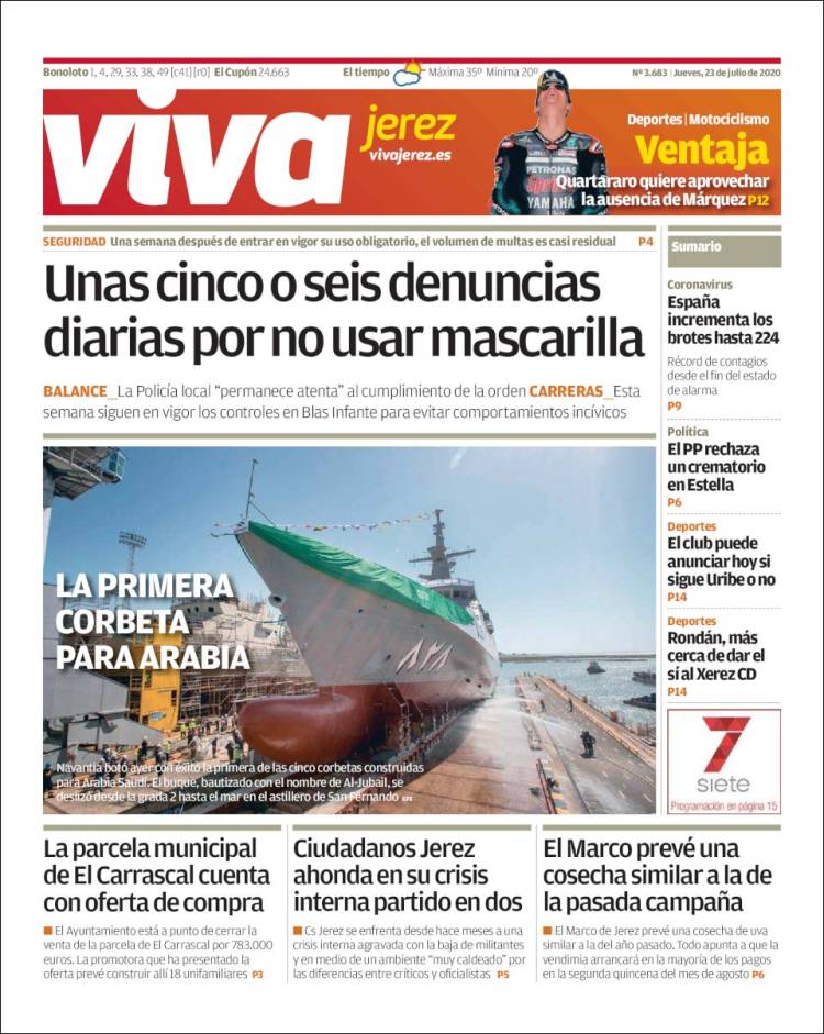 Portada de Viva Jerez (España)