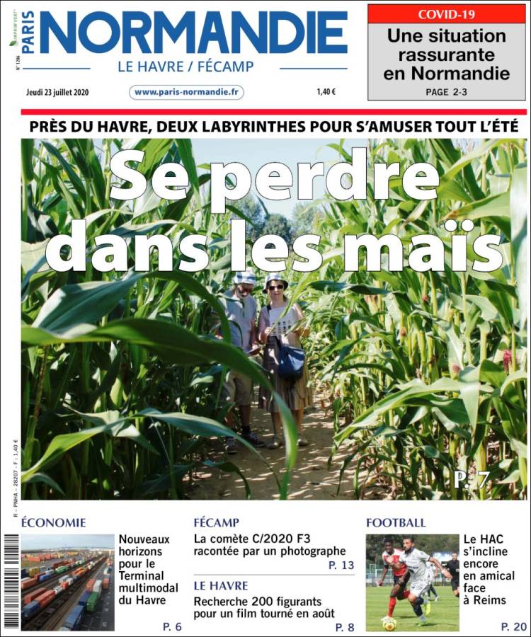 Portada de Progres de Fecamp (Francia)