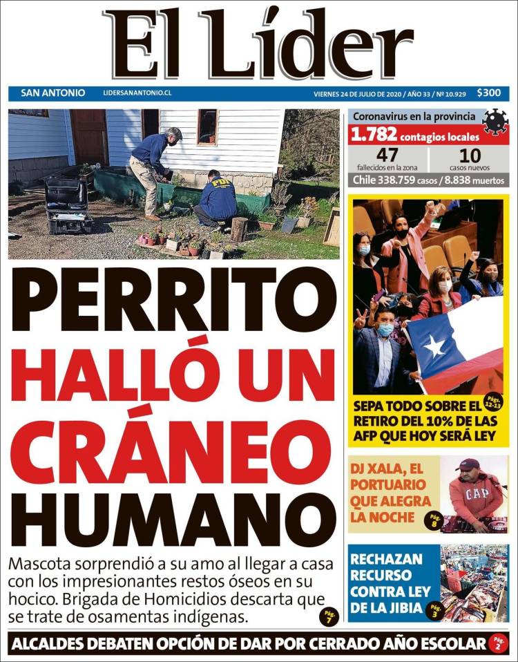 Portada de Lider de San Antonio (Chile)