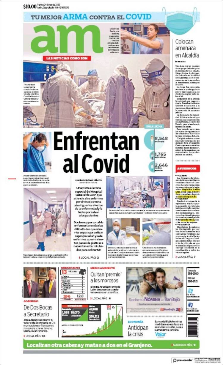 Portada de Al Día A.M. (México)