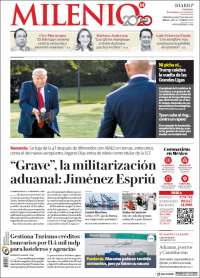 Portada de Milenio (México)
