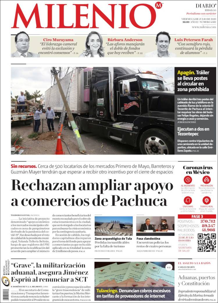 Portada de Milenio de Hidalgo (México)