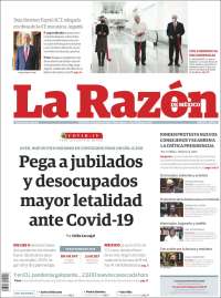 Portada de La Razón (México)