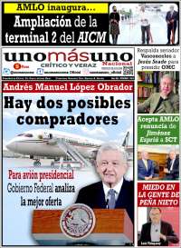 Portada de unomásuno (México)