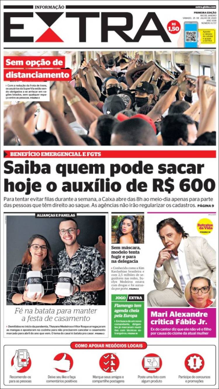 Portada de Extra (Brasil)
