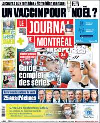 Portada de Le Journal de Montréal (Canadá)