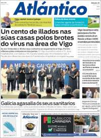 Portada de Atlántico Diario (España)