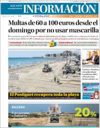 Portada de Diario Información (España)